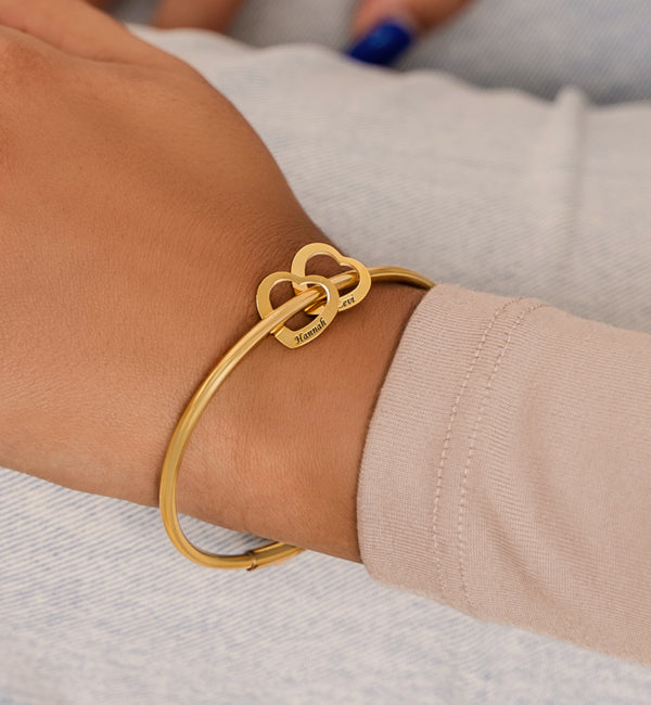Cuori Uniti – Bracciale in Oro