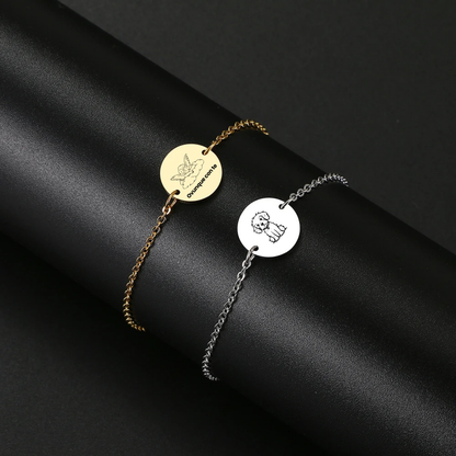 Bracciale Eleganza Tonda – Oro e Stile Unico