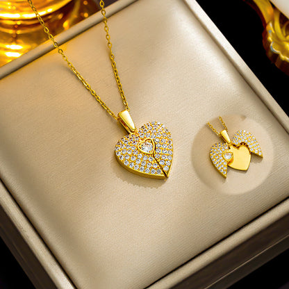 Cuore Incantato – Collana con ali a forma di Cuore