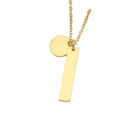 Armonia d’Oro – Collana Minimal con Doppio Ciondolo