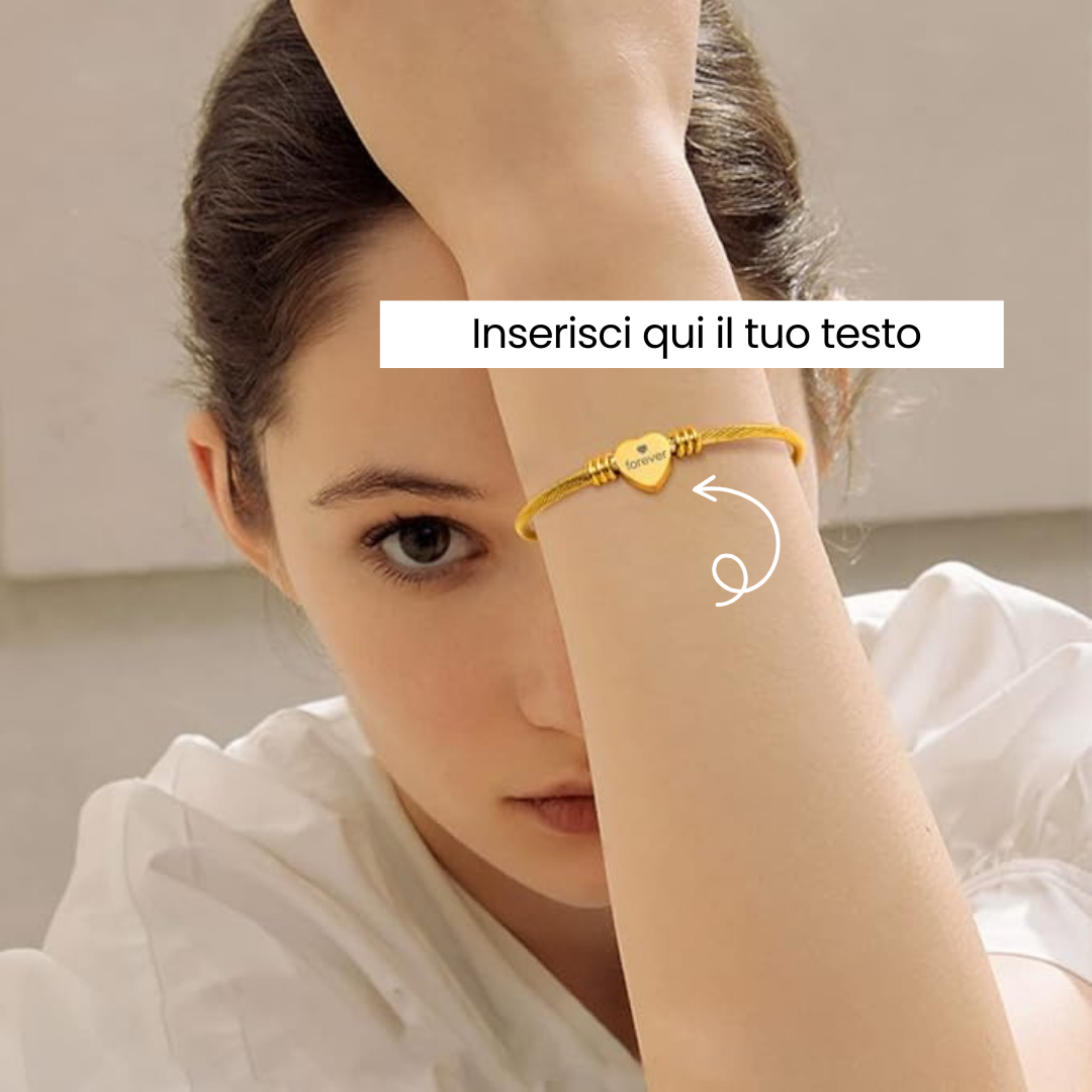 Cuore Intrecciato – Bracciale Elegante