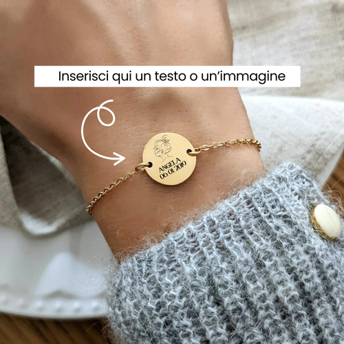 Bracciale Eleganza Tonda – Oro e Stile Unico