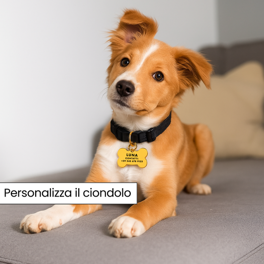 Medaglietta Osso Personalizzabile