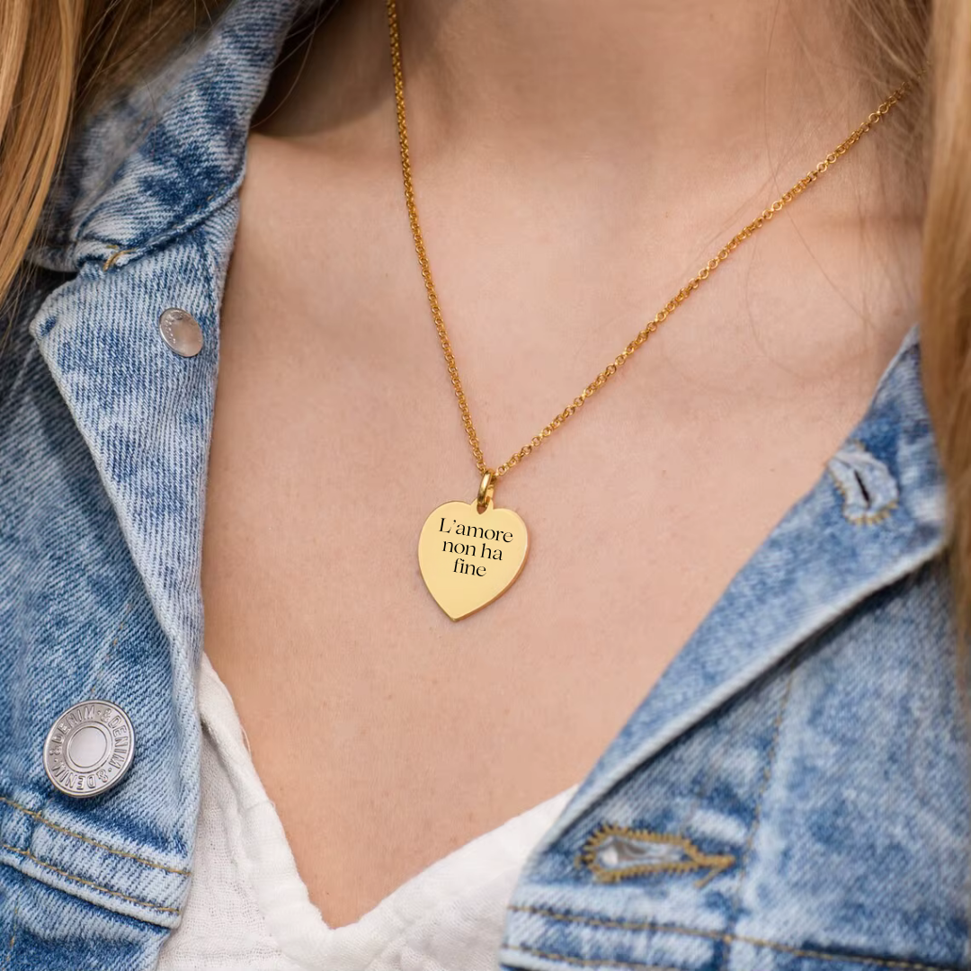 Cuore Prezioso – Collana in Oro Minimal