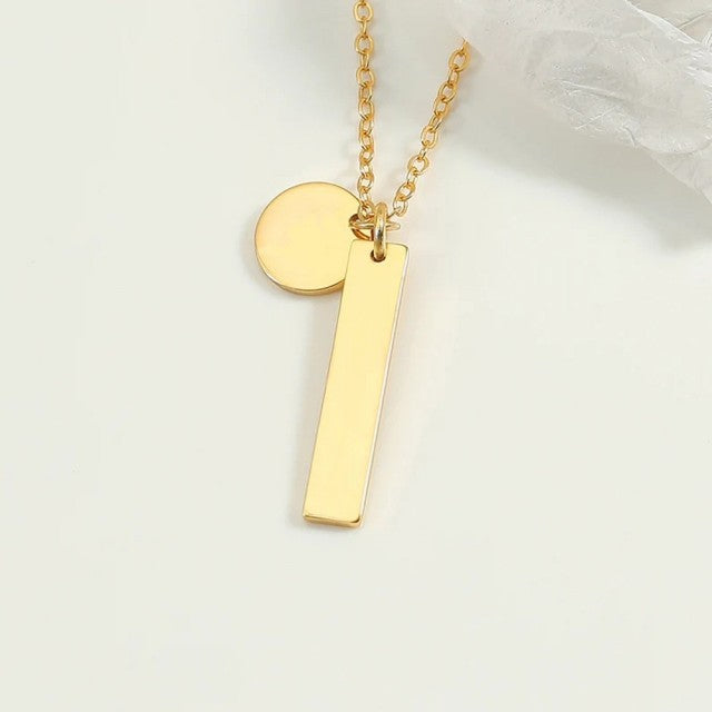 Armonia d’Oro – Collana Minimal con Doppio Ciondolo